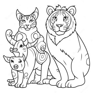 Page A Colorier Animaux Difficiles 22273-20562