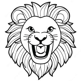 Page A Colorier Lion Fier Rugissant 22274-20565