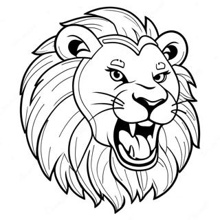 Page A Colorier Lion Fier Rugissant 22274-20566