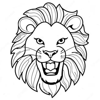 Page A Colorier Lion Fier Rugissant 22274-20567