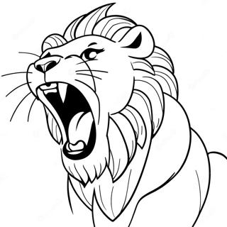 Page A Colorier Lion Fier Rugissant 22274-20568