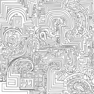 Page A Colorier Du Labyrinthe Complexe 22324-20605