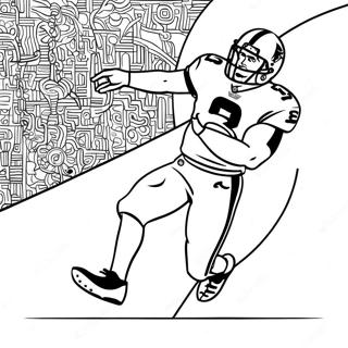 Page A Colorier De Christian Mccaffrey En Pose Daction 22363-20636