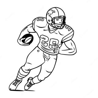 Page A Colorier De Christian Mccaffrey Courant Avec Le Ballon 22364-20638