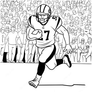 Page A Colorier De Christian Mccaffrey Courant Avec Le Ballon 22364-20639