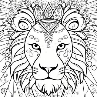 Page A Colorier De Visage De Lion 22483-20731