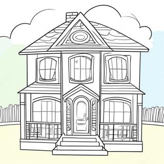 Page A Colorier La Maison De Poupees De Gabby 22643-20859