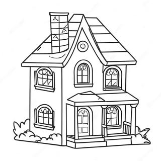 Page A Colorier La Maison De Poupees De Gabby 22643-20860