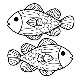 Page A Colorier De Poisson Poissons Mignon 22724-20926