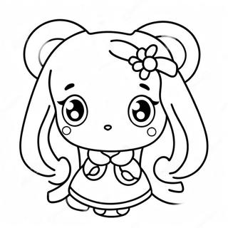 Fille Kawaii Pages À Colorier