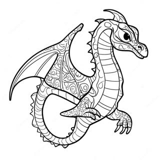 Page A Colorier De Dragon De Mer 22833-21003