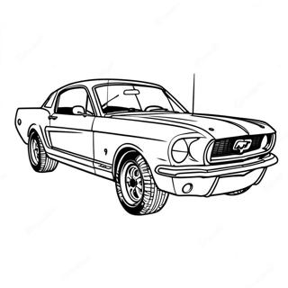 Page A Colorier Voiture De Course Ford Mustang 22874-21039