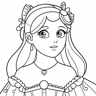 Princesse Anime Pages À Colorier