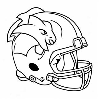 Broncos De Denver Pages À Colorier