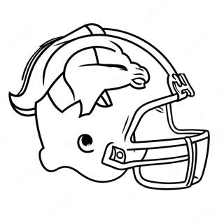 Page A Colorier Mascotte Des Denver Broncos 22894-21053