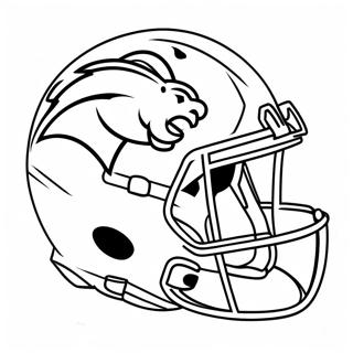 Page A Colorier Mascotte Des Denver Broncos 22894-21055