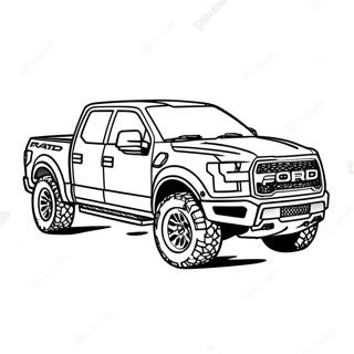 Page A Colorier Ford Raptor Tout Terrain 23003-21140