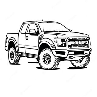 Page A Colorier Ford Raptor En Action 23004-21144