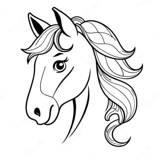 Page A Colorier Tete De Cheval 23083-21204