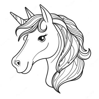 Page A Colorier Tete De Cheval Majestueuse 23084-21207