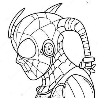 Page A Colorier Spider Punk 23173-21274