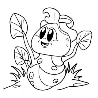 Page A Colorier De Plante Piranha 23283-21363