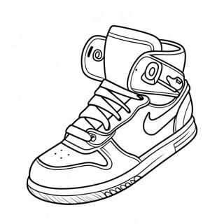 Page A Colorier Design De Baskets Cool 232-189