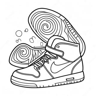 Page A Colorier Design De Baskets Cool 232-190