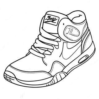 Page A Colorier Design De Baskets Cool 232-192