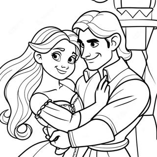 Page A Colorier De Raiponce Et Flynn 23423-21474