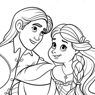 Page A Colorier De Raiponce Et Flynn 23423-21476