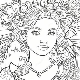 Page A Colorier Daffirmation Sur Lamour De Soi 23444-21493