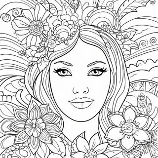 Page A Colorier Daffirmation Sur Lamour De Soi 23444-21665