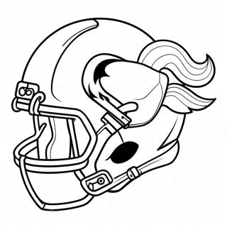 Broncos Pages À Colorier