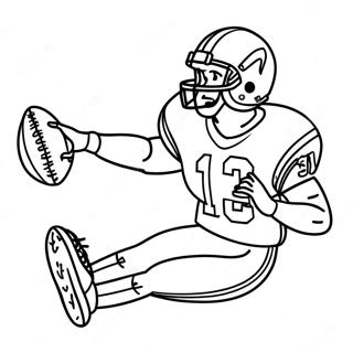 Page A Colorier Daj Brown Attrapant Un Football 23484-21699