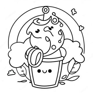 Page A Colorier Kawaii Starbucks 23493-21530