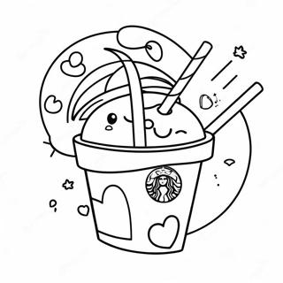 Page A Colorier Kawaii Starbucks 23493-21702