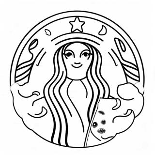 Page A Colorier Dune Tasse De Cafe Starbucks Mignonne 23494-21535