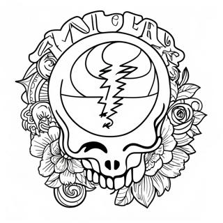 Page A Colorier Du Logo Grateful Dead 23513-21547