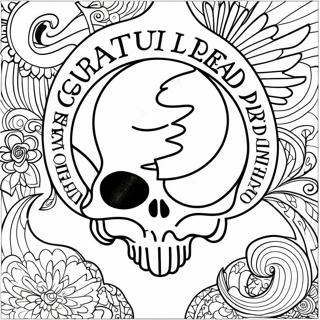 Page A Colorier Du Logo Grateful Dead 23513-21717