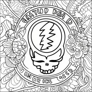 Page A Colorier Du Logo Grateful Dead 23513-21718