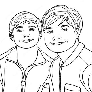 Sam Et Colby Pages À Colorier