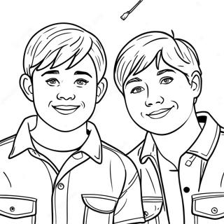 Page A Colorier De Sam Et Colby 23543-21741