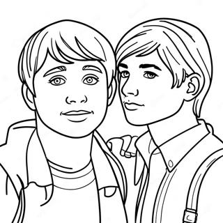 Page A Colorier De Sam Et Colby 23543-21743