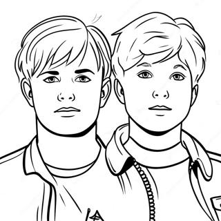 Page A Colorier De Laventure De Sam Et Colby 23544-21575