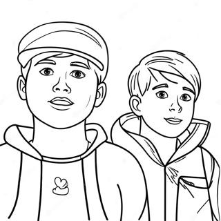 Page A Colorier De Laventure De Sam Et Colby 23544-21576