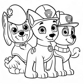 Patrouille De Pattes Action De Grâce Pages à Colorier