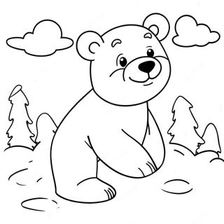 Animal D'hiver Pages à Colorier
