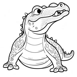 Page A Colorier De Crocodile 23613-21627