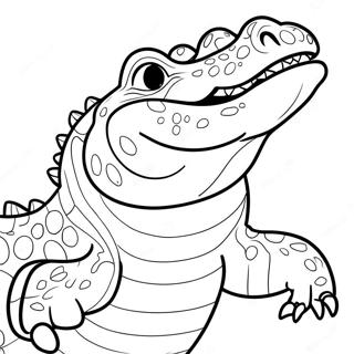 Page A Colorier De Crocodile 23613-21628